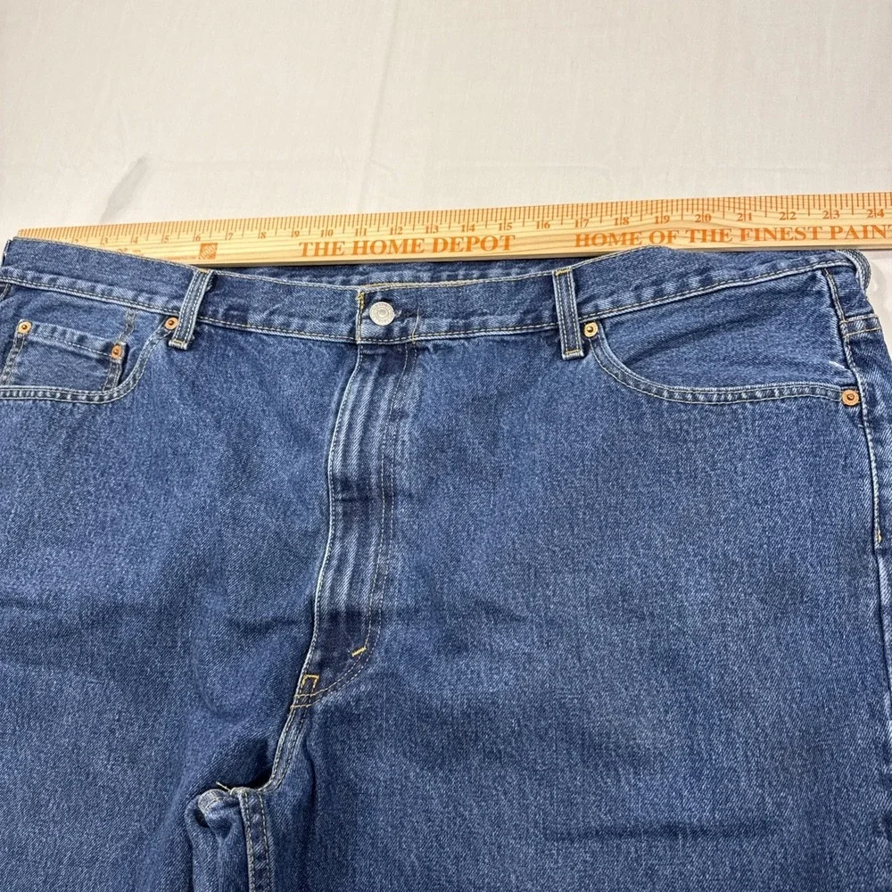 JEANS TAPERED LEVIS 550 MENS 48X30 RELAXED 100% COTTON DENIM DUNGAREE